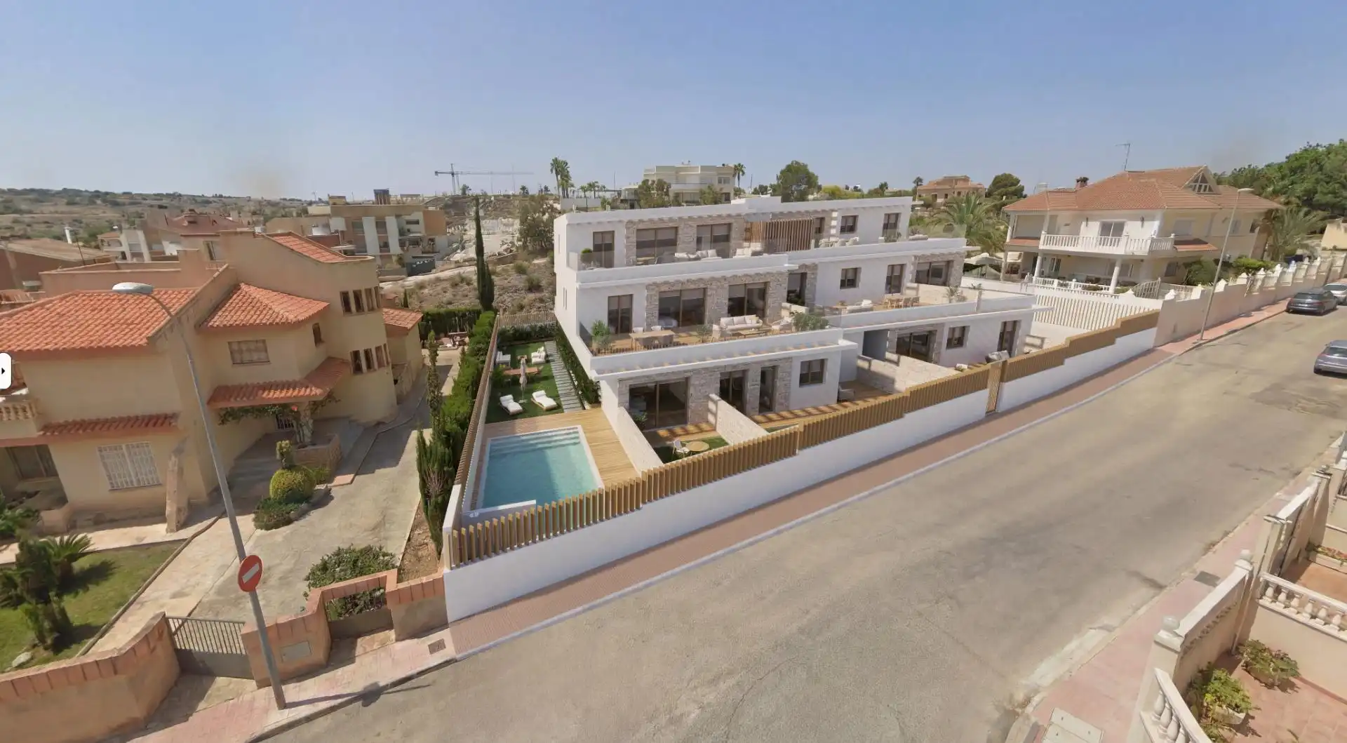 Vista exterior de Piso en venta en Águilas con Terraza, Trastero y Piscina comunitaria