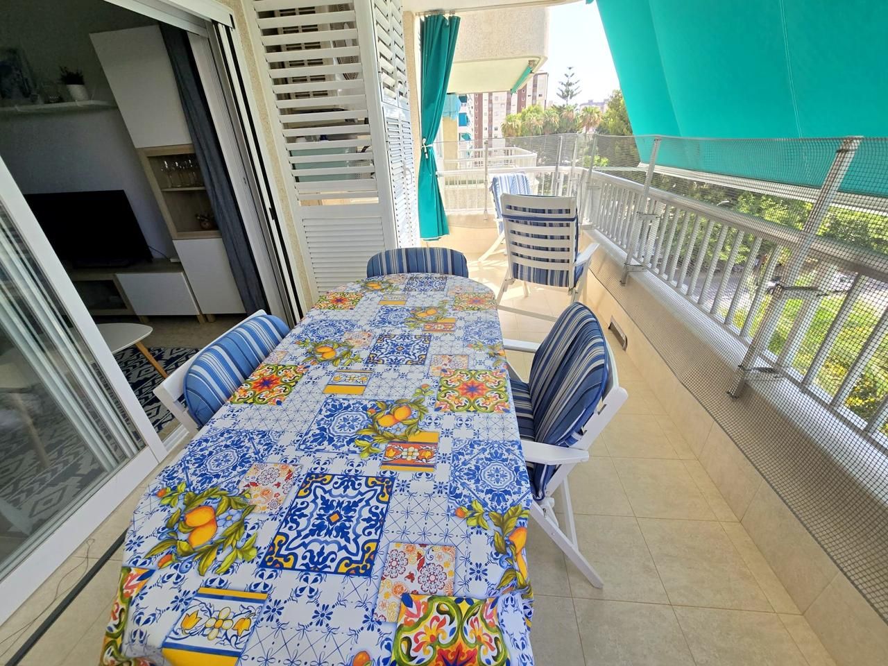 Terrassa de Apartament de lloguer en Gandia amb Aire condicionat, Terrassa i Traster