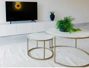 Sala de estar de Apartamento en venta en Medina de las Torres con Aire acondicionado, Terraza y Piscina