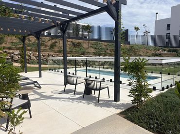 Baixos amb piscina en venda a El Faro de Calaburra - Chaparral