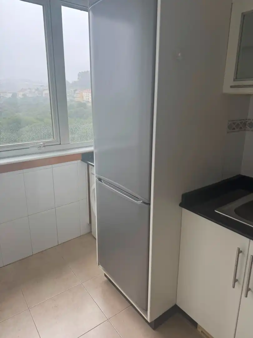 Kitchen of Flat for rent in Santiago de Compostela   with Parquet flooring, Furnished and Oven