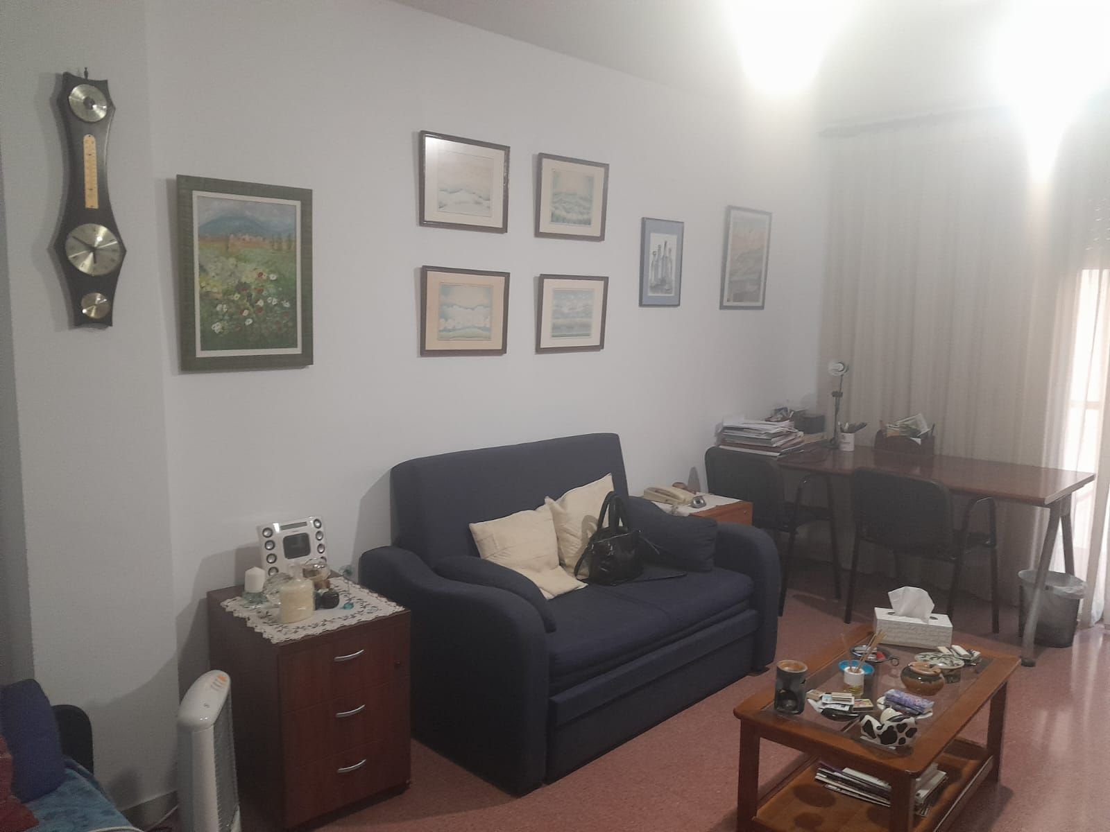 Living room of Apartment for sale in  Lleida Capital  with Furnished, Oven and Balcony
