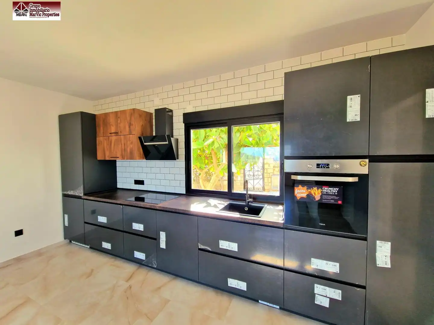 Cocina de Casa o chalet en venta en La Nucia con Aire acondicionado, Calefacción y Jardín privado