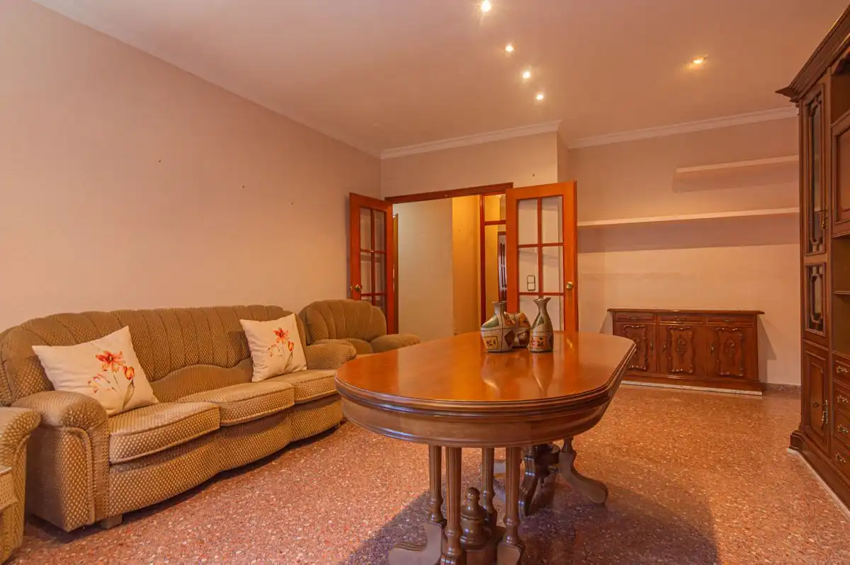 Living room of Flat for sale in Alberic  with Heating, Terrace and Balcony