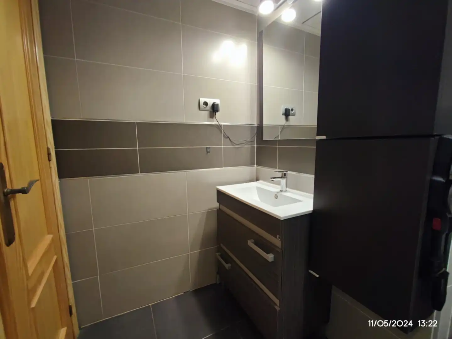 Badezimmer von Dachboden zur Miete in Santa Pola mit Klimaanlage, Heizung und Terrasse