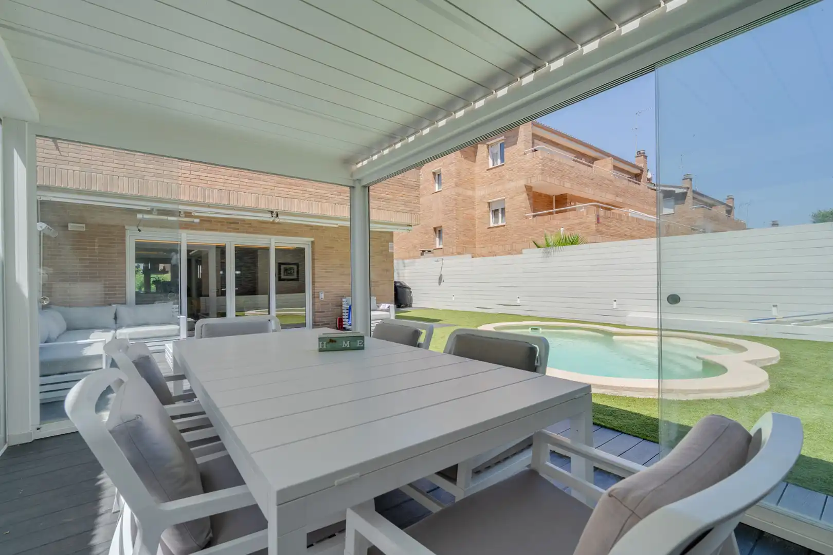 Terraza de Casa adosada en venta en Sant Quirze del Vallès con Aire acondicionado, Calefacción y Jardín privado