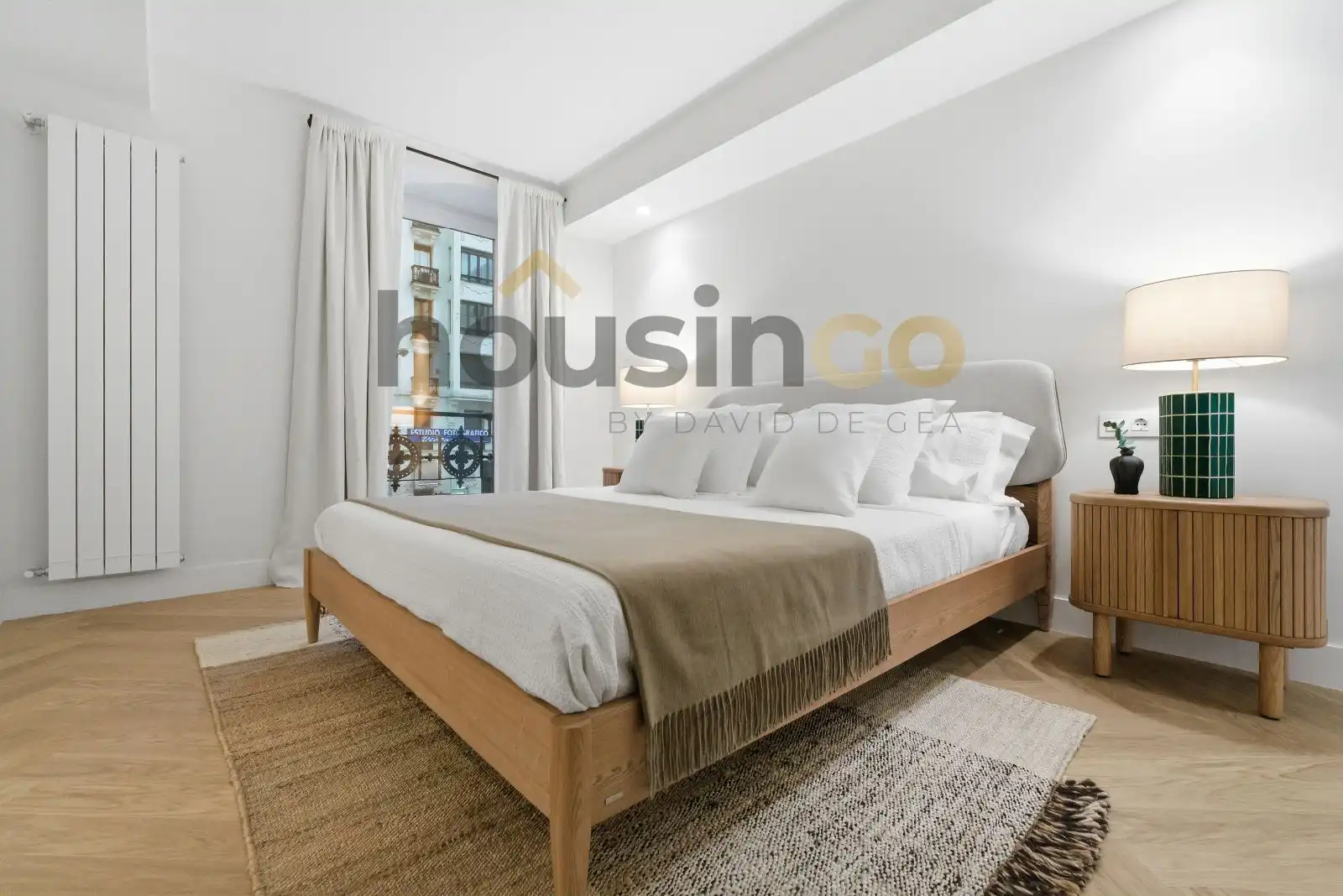 Bedroom of Flat for sale in Madrid  with Air Conditioner, Heating and Parquet flooring