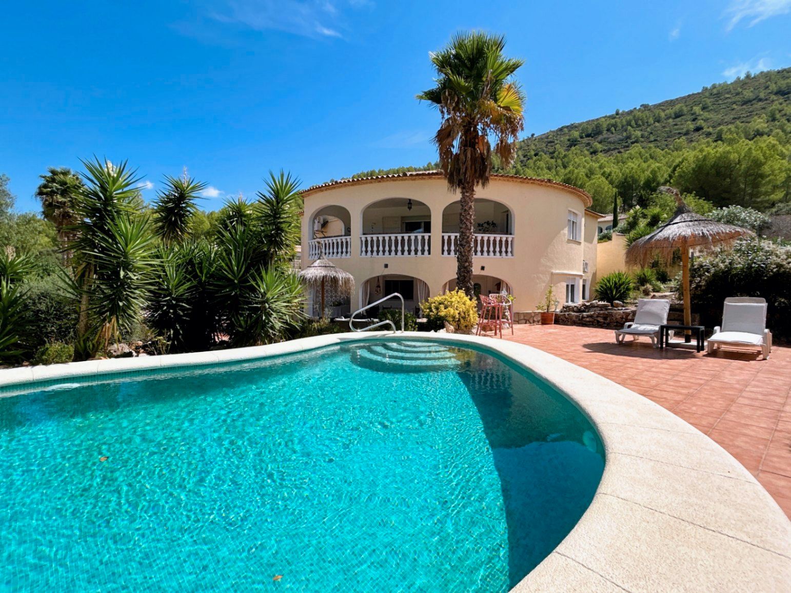 Exterior view of House or chalet for sale in Llíber  with Air Conditioner, Heating and Private garden