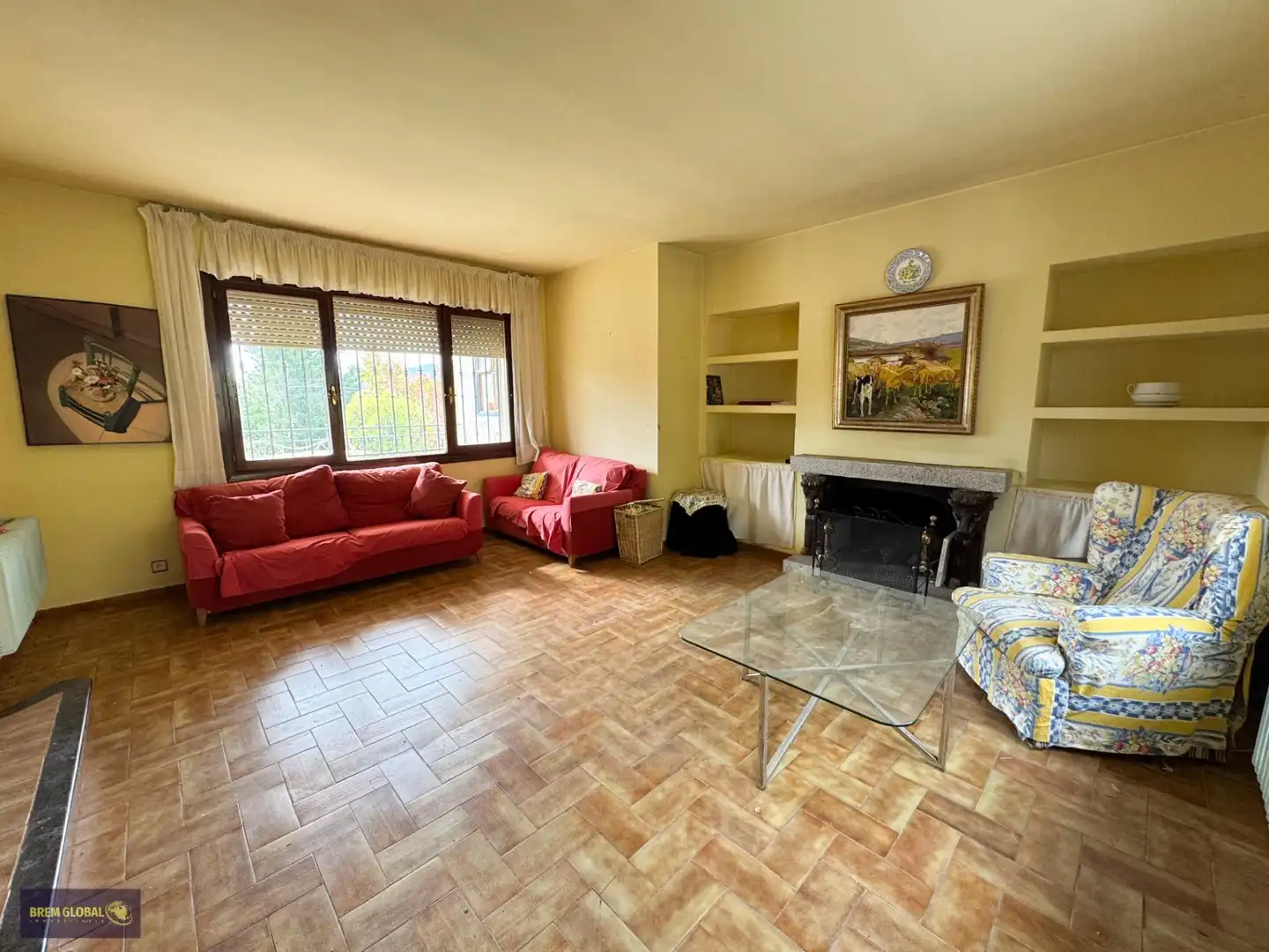 Sala d'estar de Casa o xalet en venda en Bustarviejo amb Calefacció, Jardí privat i Traster