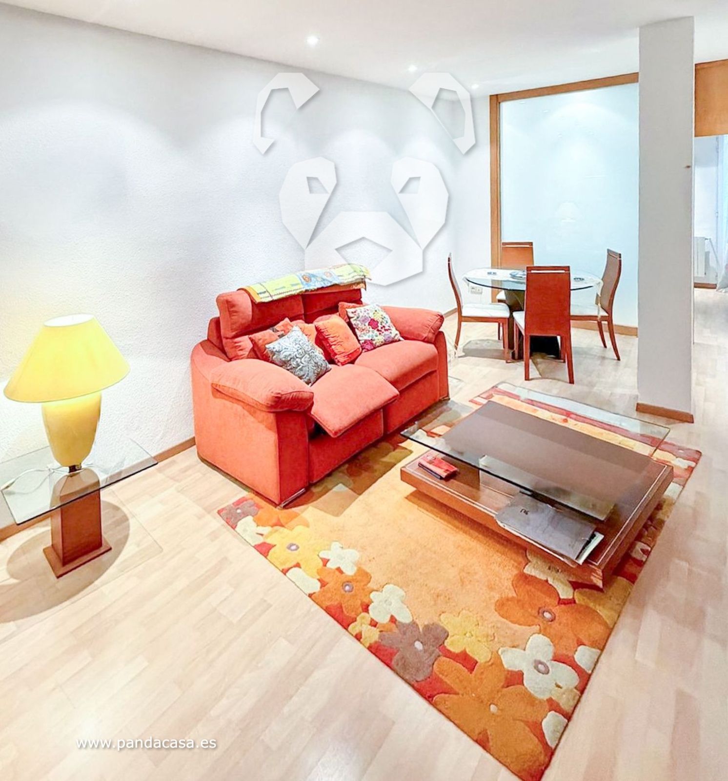 Sala d'estar de Pis de lloguer en  Madrid Capital amb Aire condicionat, Calefacció i Terrassa