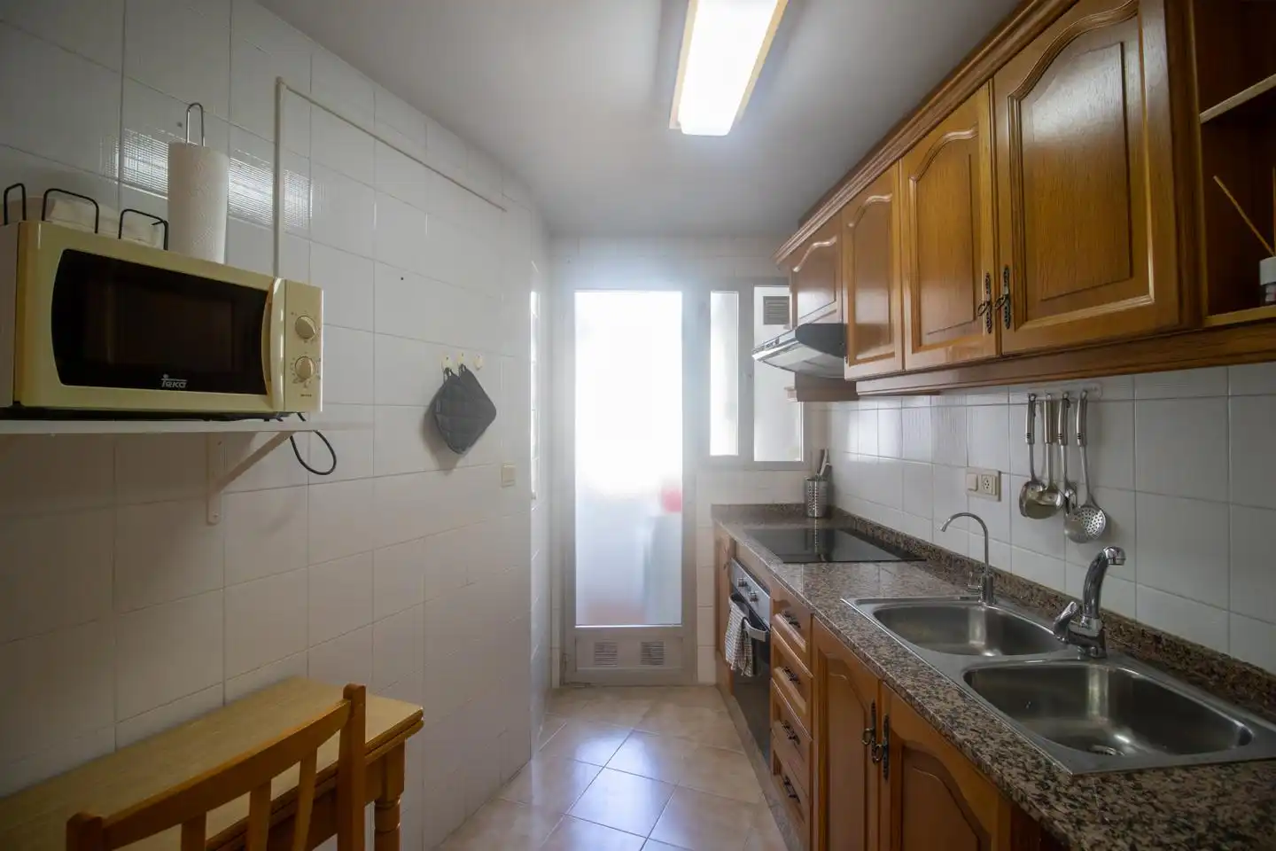 Kitchen of Flat for share in Valencia  with Air Conditioner and Furnished