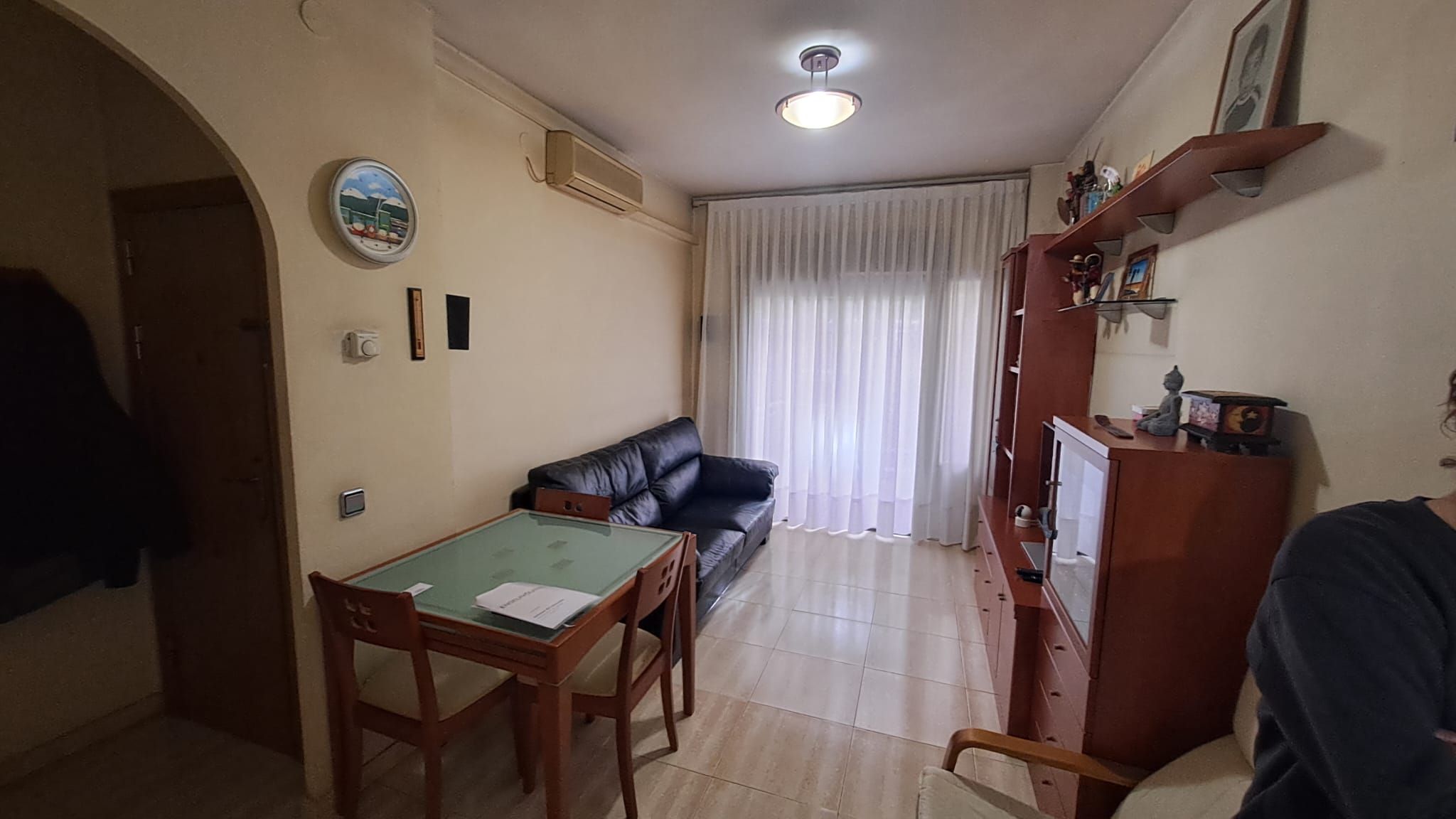 Sala de estar de Apartamento en venta en  Barcelona Capital con Calefacción, Terraza y Trastero