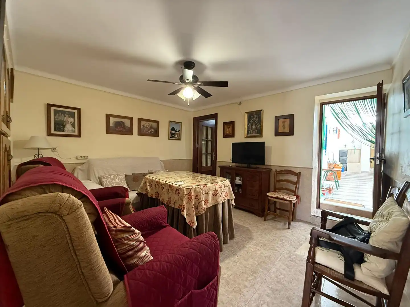 Sala de estar de Casa o chalet en venta en Mollina con Aire acondicionado, Jardín privado y Terraza