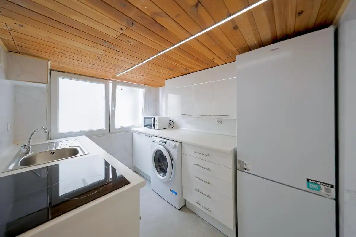 Kitchen of Duplexes for rent in Madrid  with Heating and Furnished