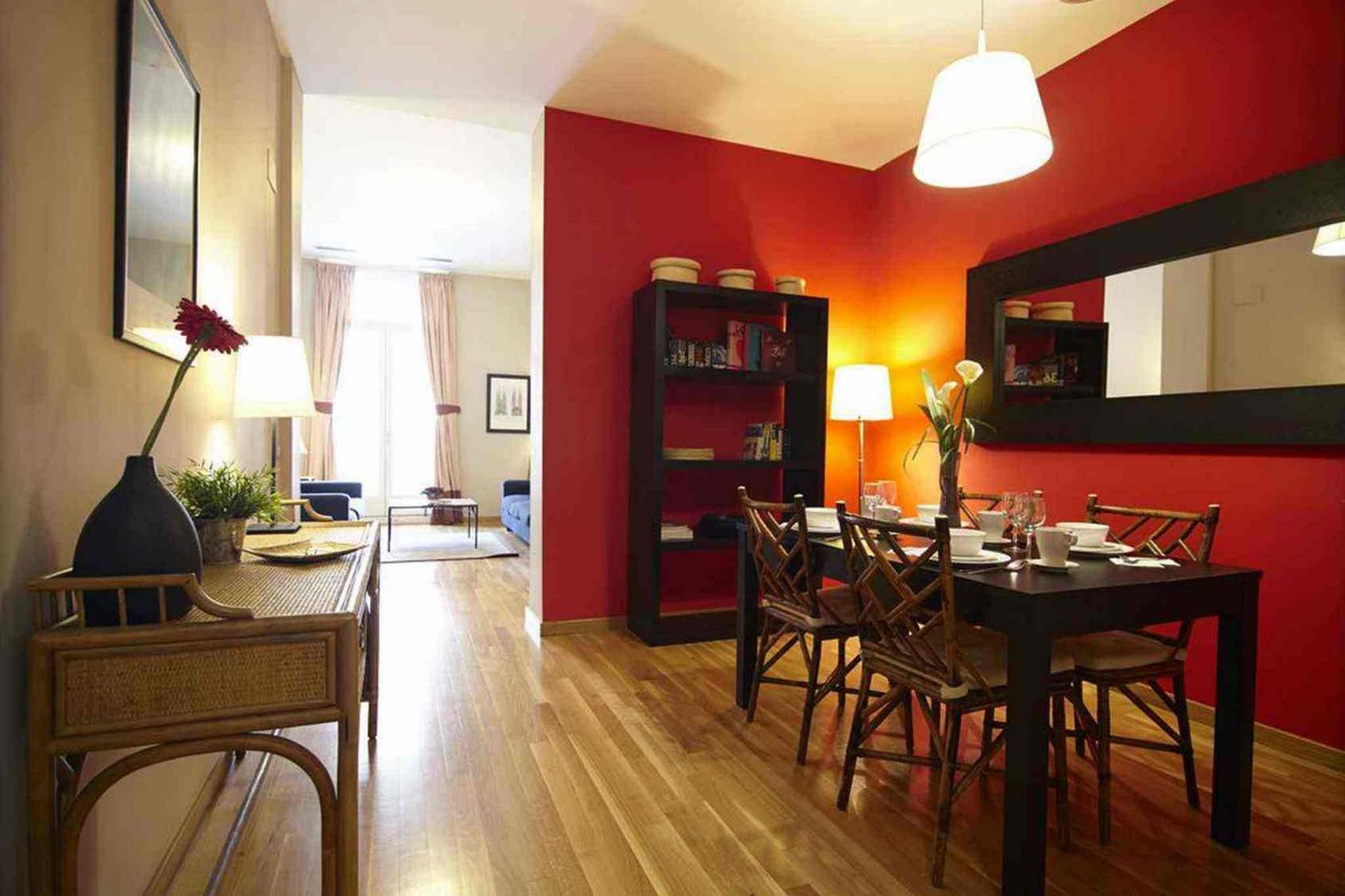 Comedor de Piso de alquiler en Terrassa con Aire acondicionado, Amueblado y TV