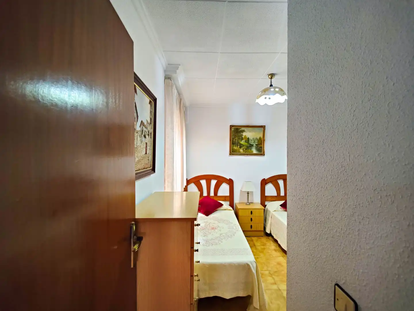 Habitación de Casa adosada de alquiler en Torrevieja con Aire acondicionado, Jardín privado y Terraza