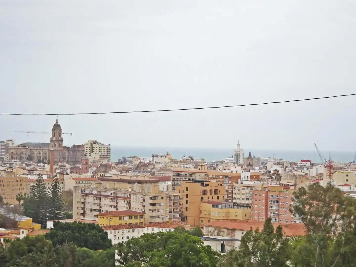 Exterior view of Flat for sale in Málaga Capital  with Air Conditioner, Terrace and Furnished