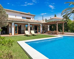 Garden of House or chalet to rent in Marbella  with Air Conditioner, Terrace and Swimming Pool