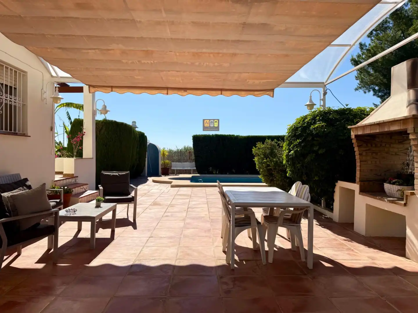 Terraza de Casa o chalet de alquiler en L'Alfàs del Pi con Aire acondicionado, Calefacción y Jardín privado