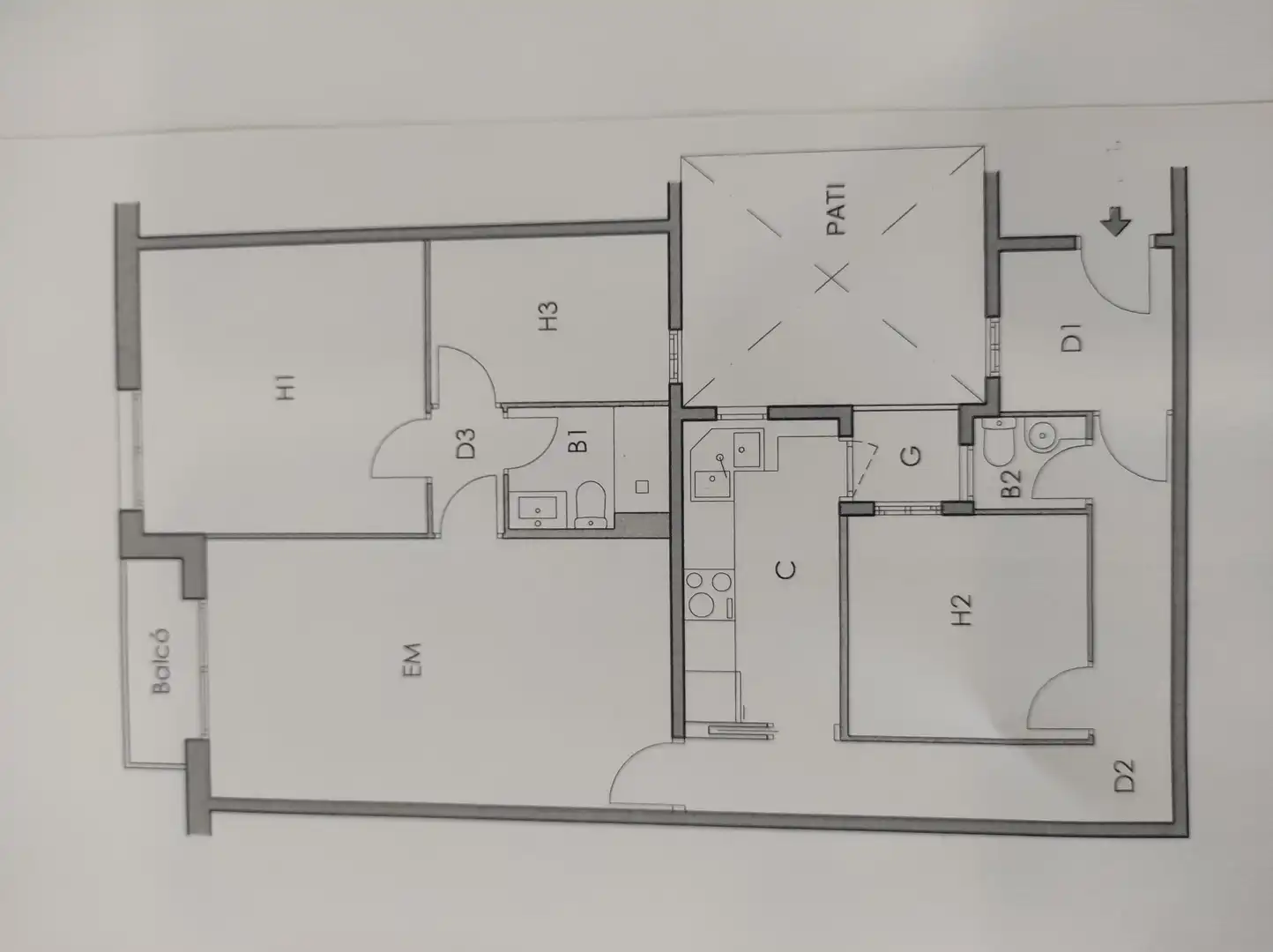 Wohnung zum Verkauf in Sant Just Desvern mit Klimaanlage, Heizung und Balkon
