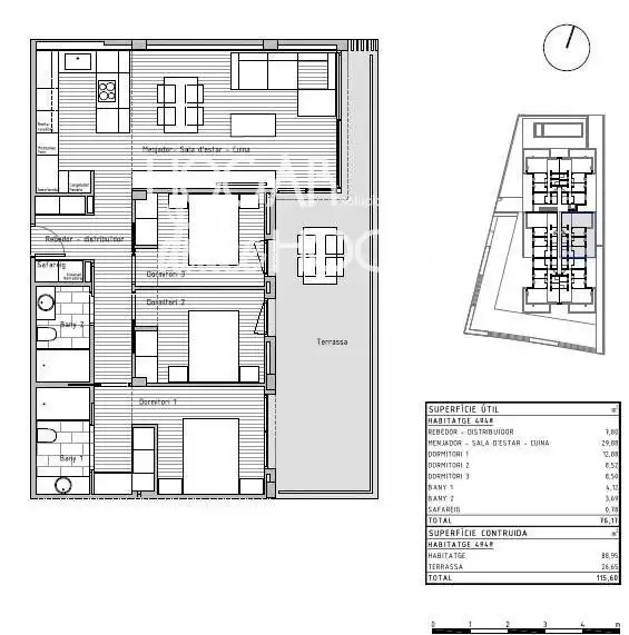 Penthouse with pool for sale in COSTA DAURADA, imagen 26