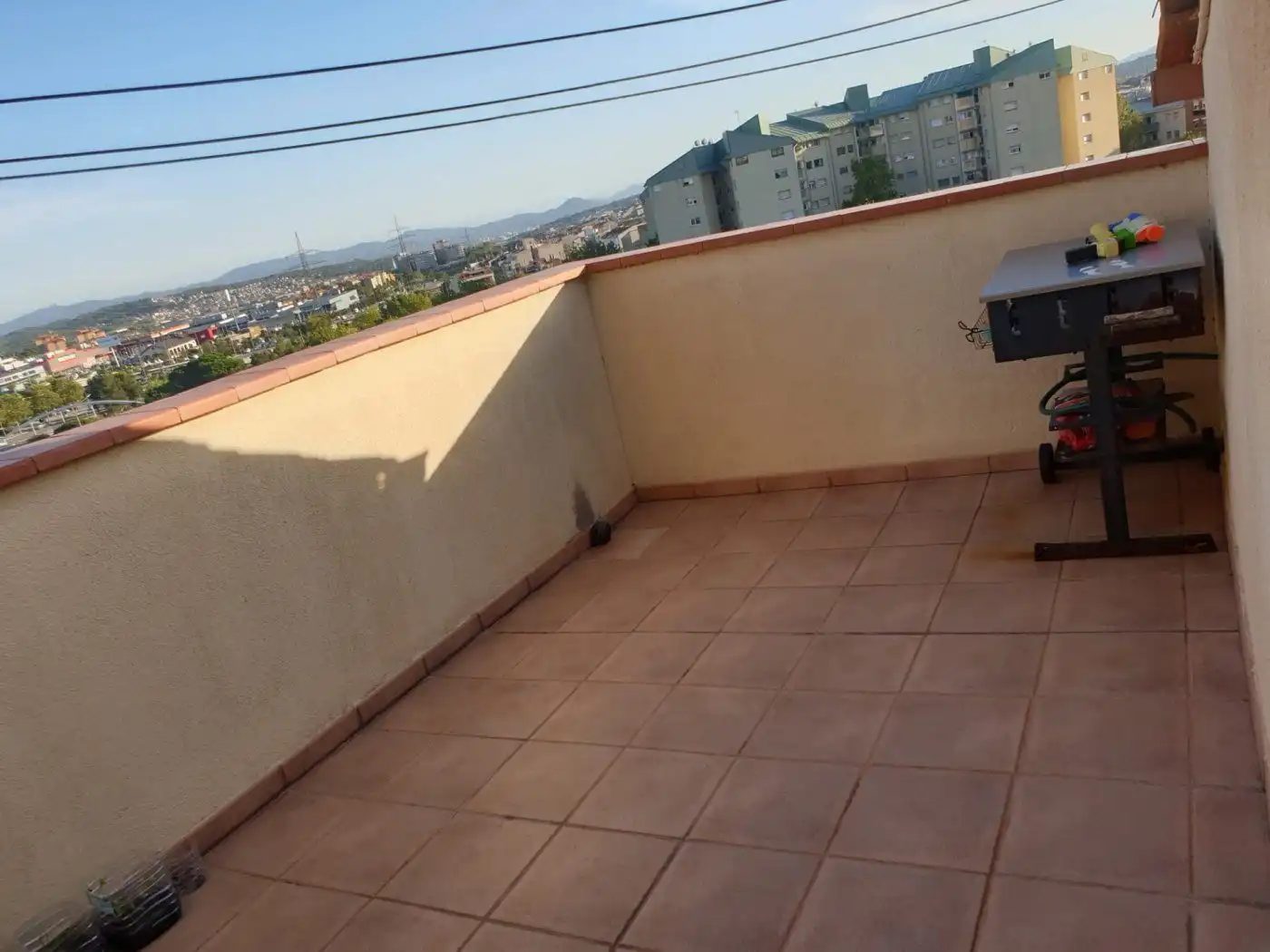 Terraza de Dúplex en venta en Terrassa con Aire acondicionado, Trastero y Amueblado