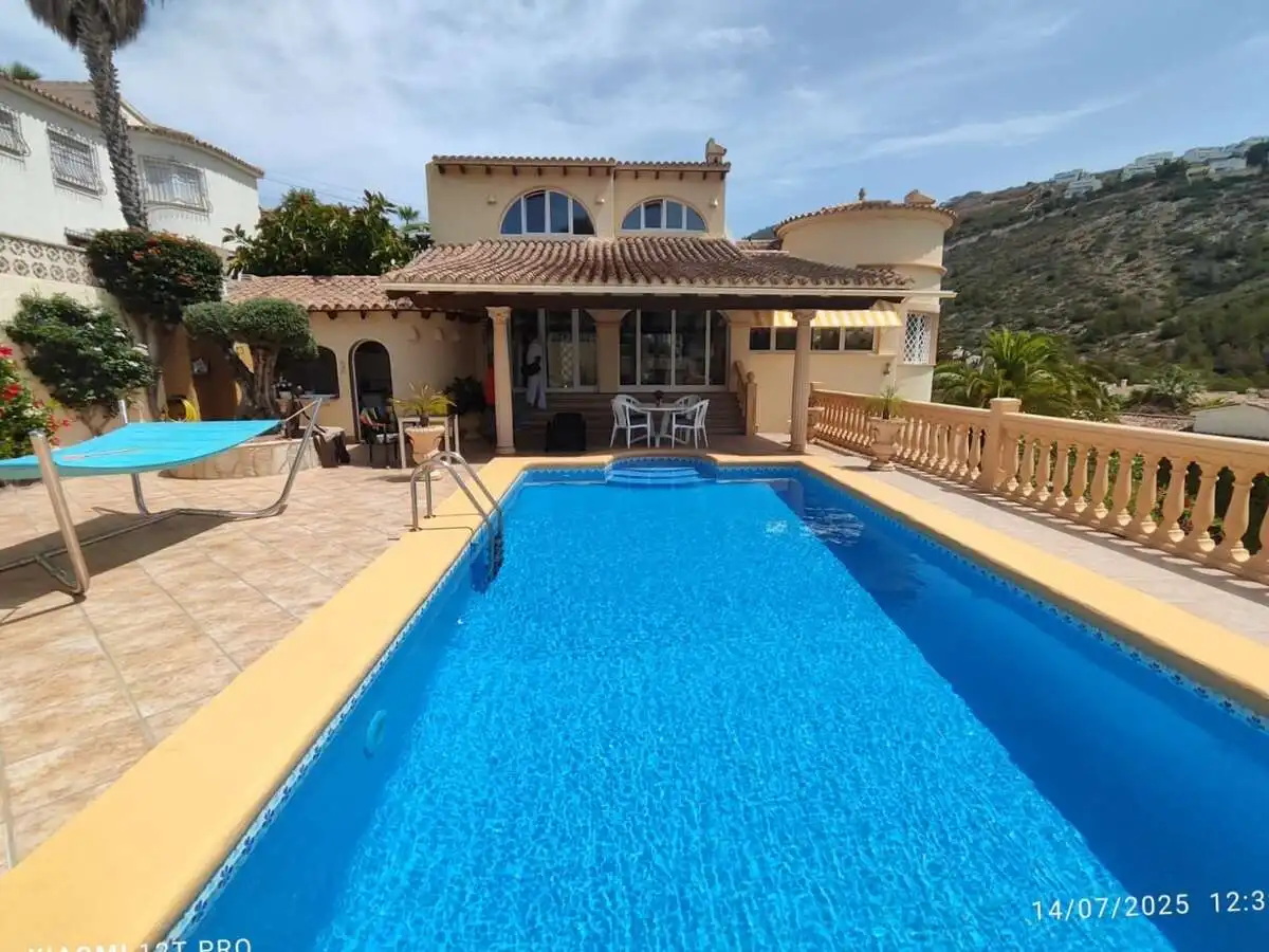 Swimming pool of Houses for sale in Benitachell / El Poble Nou de Benitatxell  with Air Conditioner, Heating and Private garden
