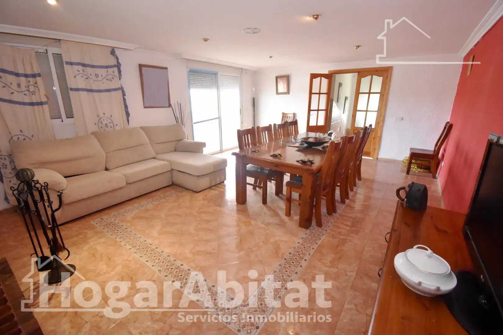 Sala de estar de Casa o chalet en venta en Vila-real con Jardín privado, Terraza y Trastero