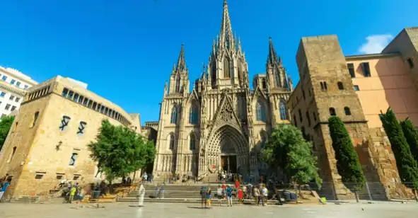 Vista exterior de Piso en venta en Barcelona con Aire acondicionado, Parquet y Horno