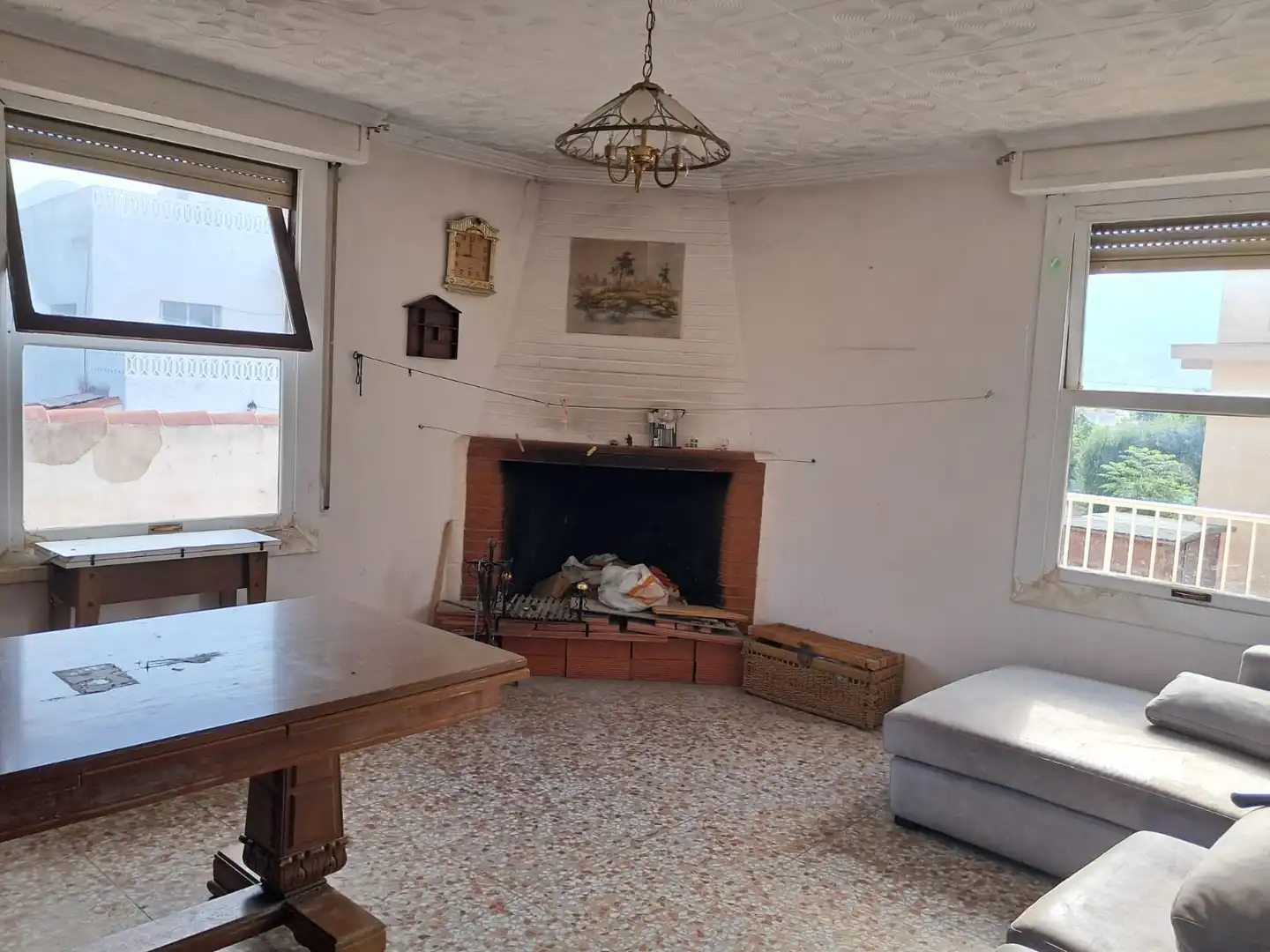 Sala d'estar de Casa o xalet en venda en Palma de Gandia amb Aire condicionat, Terrassa i Piscina