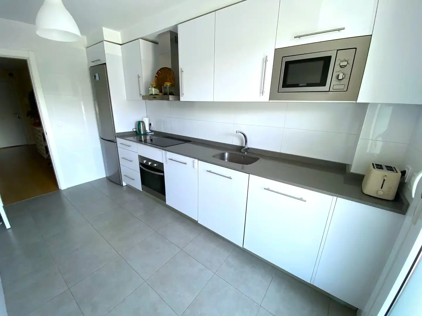Kitchen of Flat for sale in Castro-Urdiales  with Heating, Private garden and Parquet flooring