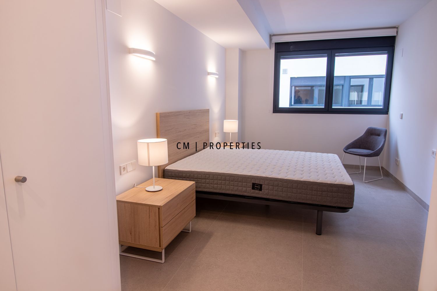 Bedroom of Flat to rent in  Valencia Capital  with Air Conditioner, Heating and Terrace