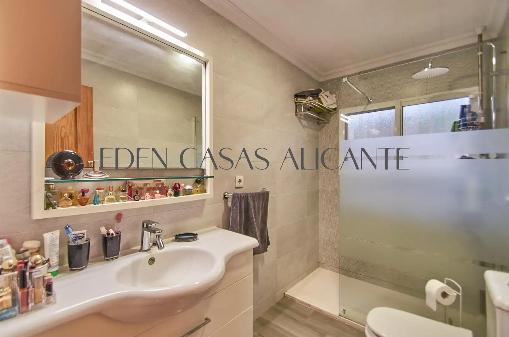 Baño de Casa o chalet en venta en Mutxamel con Aire acondicionado, Jardín privado y Terraza