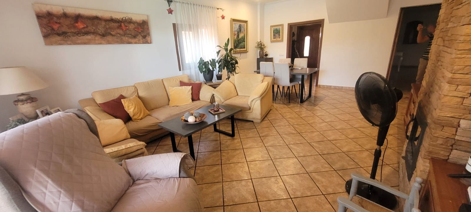 Sala d'estar de Finca rústica en venda en  Palma de Mallorca amb Aire condicionat