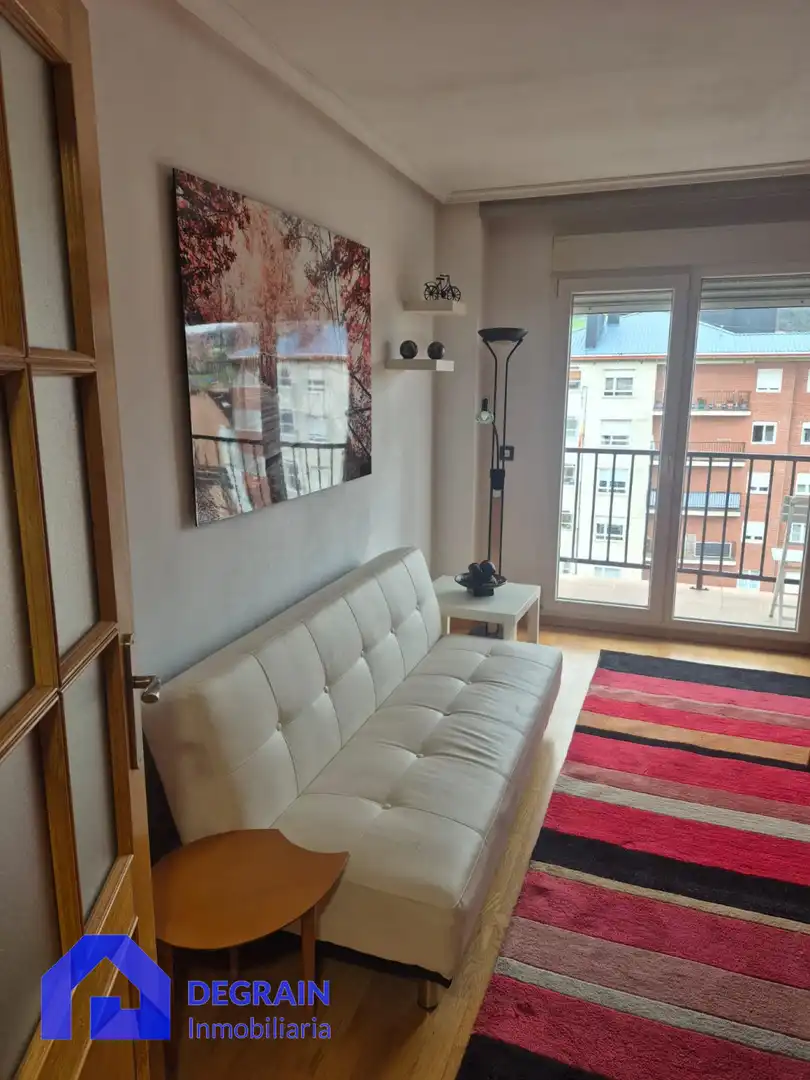 Sala d'estar de Pis de lloguer en Oviedo  amb Calefacció, Terrassa i Traster