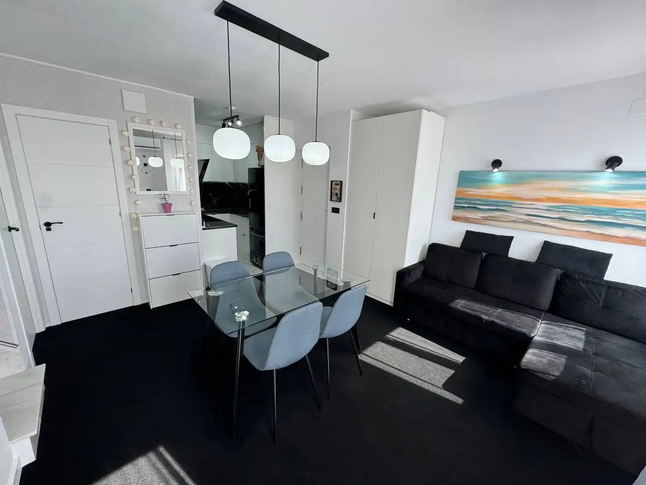 Sala de estar de Apartamento en venta en Torrevieja con Aire acondicionado, Calefacción y Terraza