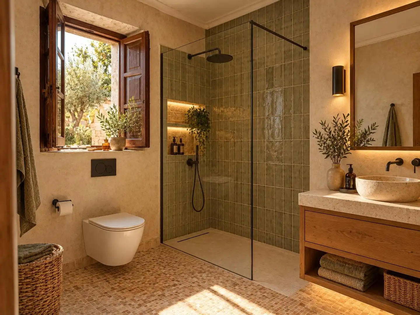Badezimmer von Country house zum Verkauf in Monóvar  / Monòver mit Privatgarten und Schwimmbad