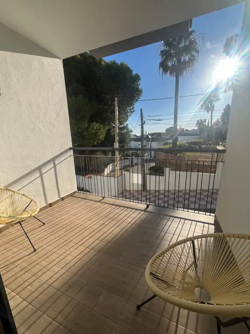 Terrace of Flat for rent in Benalmádena  with Air Conditioner, Terrace and Furnished
