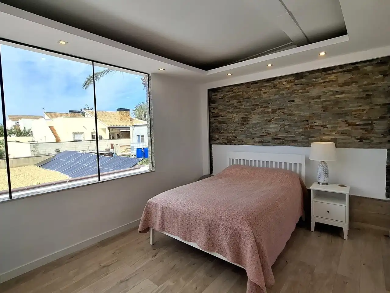 Schlafzimmer von Einfamilien-Reihenhaus zum Verkauf in Huércal-Overa mit Klimaanlage und Terrasse