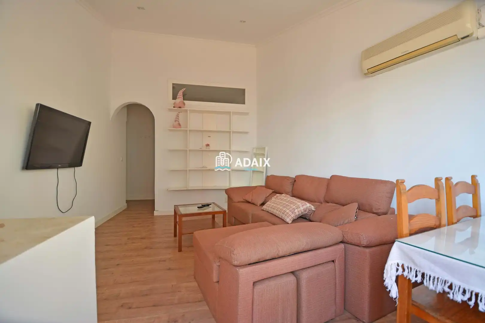 Living room of Attic for rent in Cáceres  with Air Conditioner, Terrace and Furnished