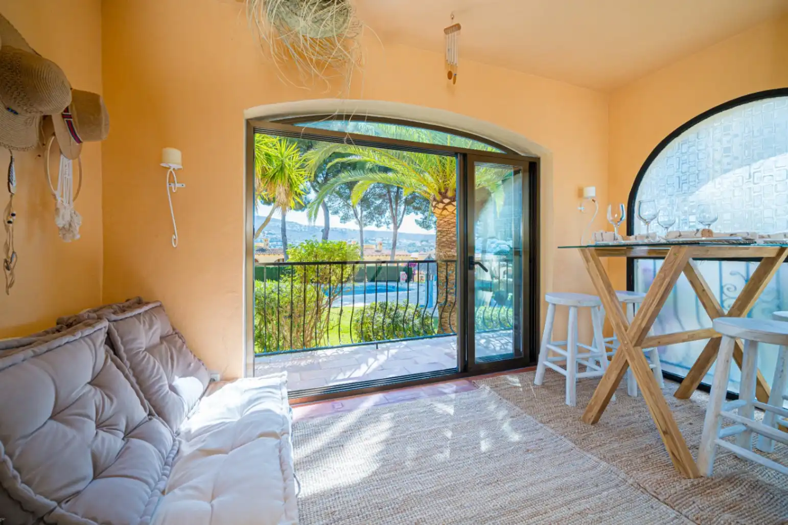 Terrassa de Apartament en venda en Moraira amb Aire condicionat, Calefacció i Jardí privat