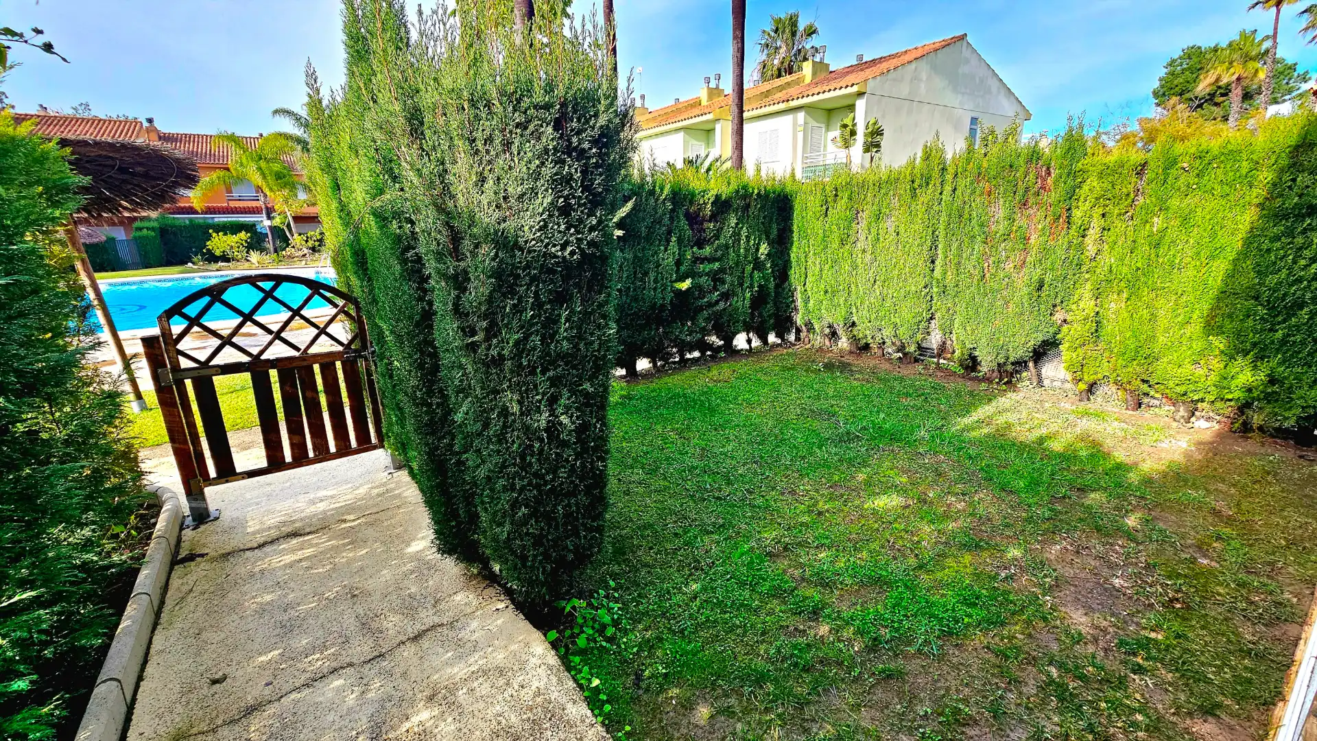 Garden of Houses for rent in Islantilla  with Private garden, Furnished and Oven
