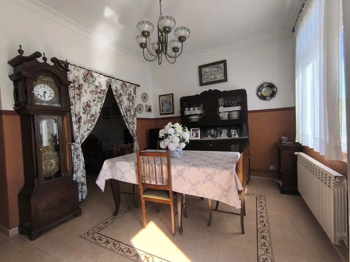 Dining room of Houses for sale in Ferrol  with Heating, Private garden and Furnished