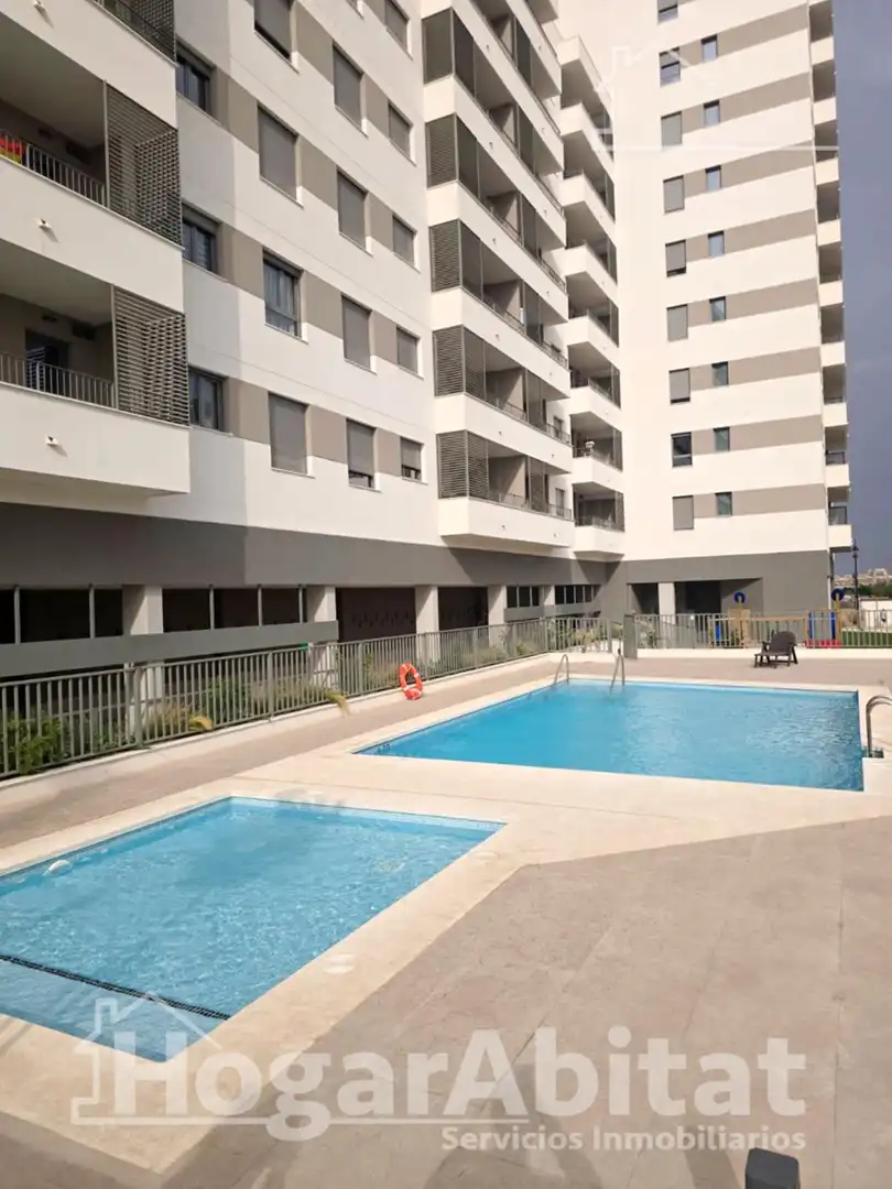 Piscina de Pis en venda en Quart de Poblet amb Aire condicionat, Calefacció i Terrassa