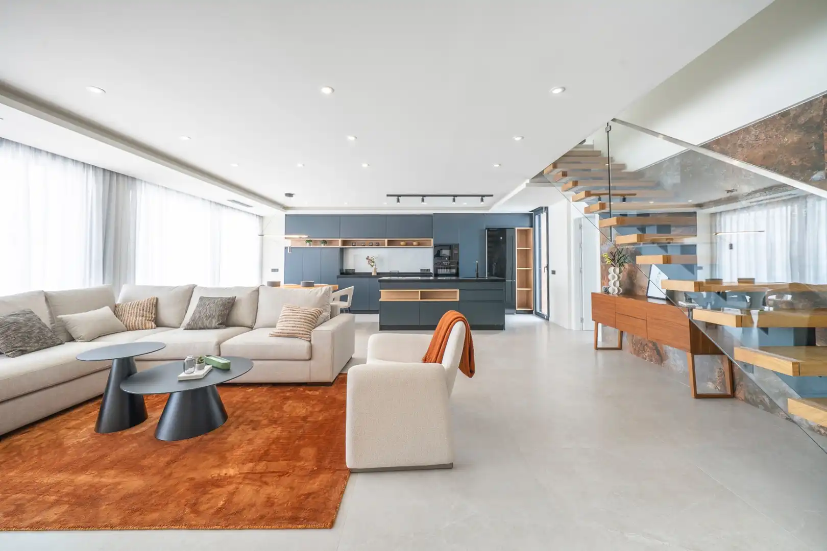 Sala de estar de Casa o chalet en venta en Rojales con Aire acondicionado, Calefacción y Jardín privado