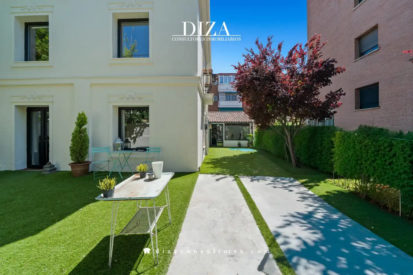 Terrassa de Casa o xalet de lloguer en Madrid amb Aire condicionat, Calefacció i Jardí privat