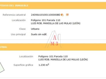Terreny residencial en venda a Mansilla de las Mulas