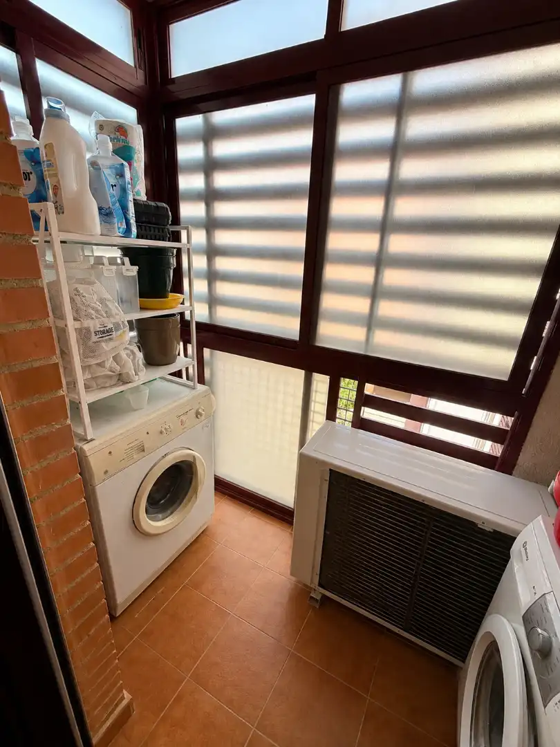 Balcony of Flat for sale in Alcorcón  with Air Conditioner, Heating and Parquet flooring