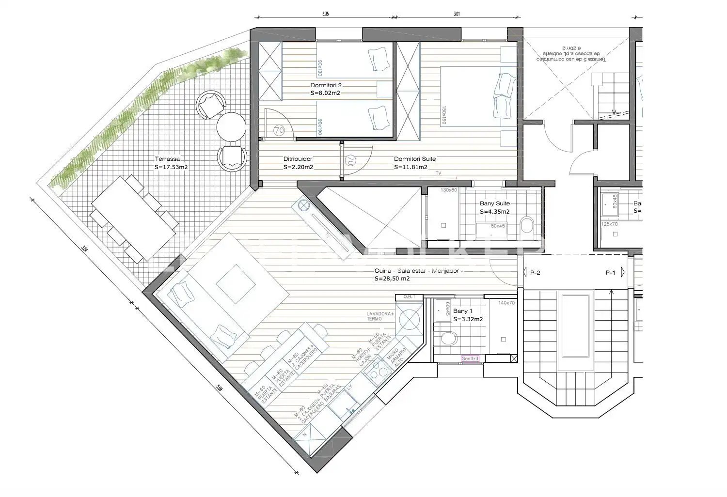 Penthouse mit Terrasse zum Verkauf in Eixample, imagen 36