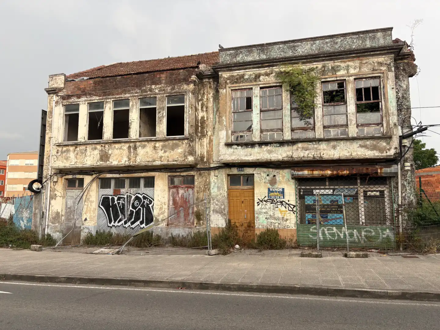 Vista exterior de Casa o xalet en venda en Ferrol